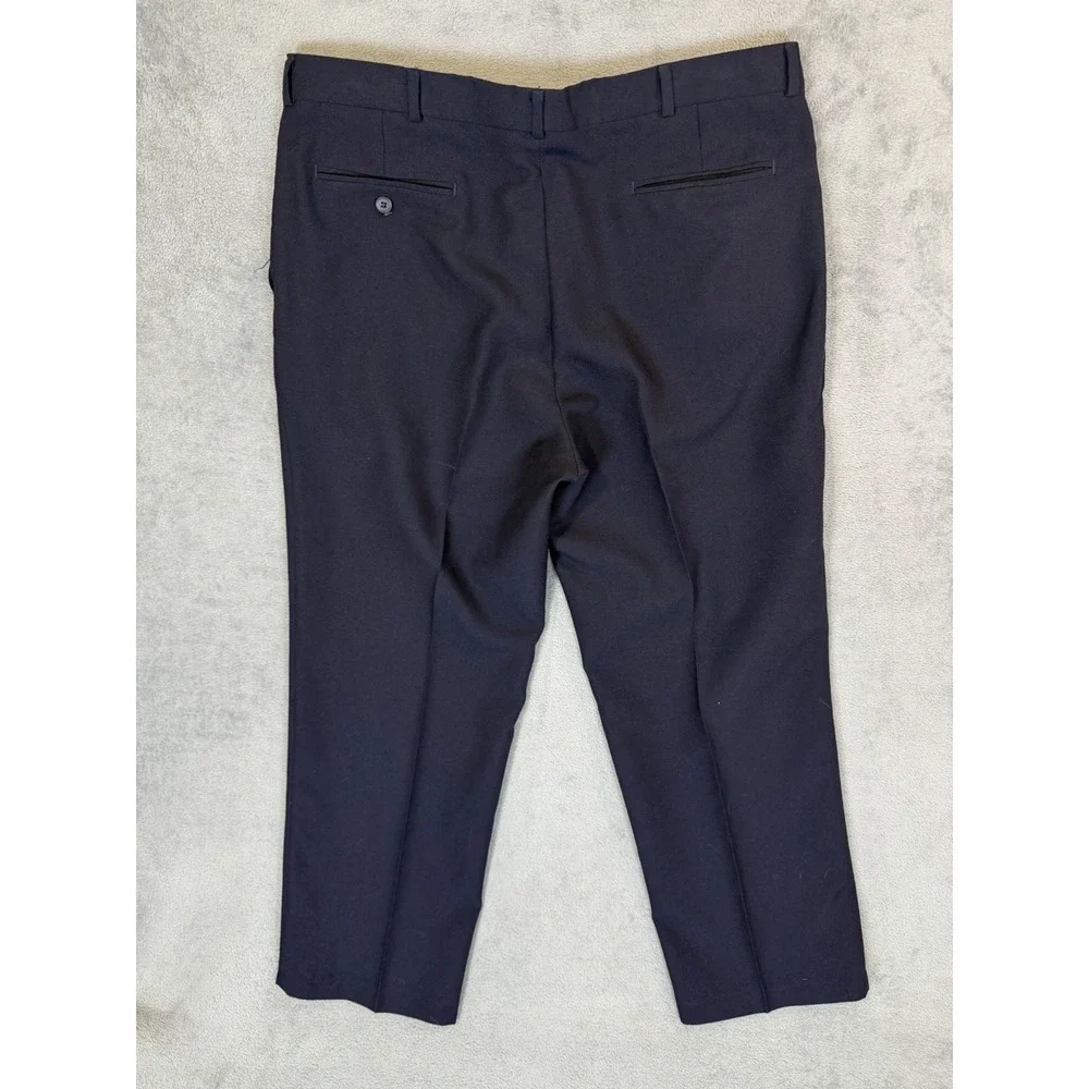 Vintage Levis Dress Pants Mens 36x29 Blue Travelers Slacks Flat‎ Front Straight